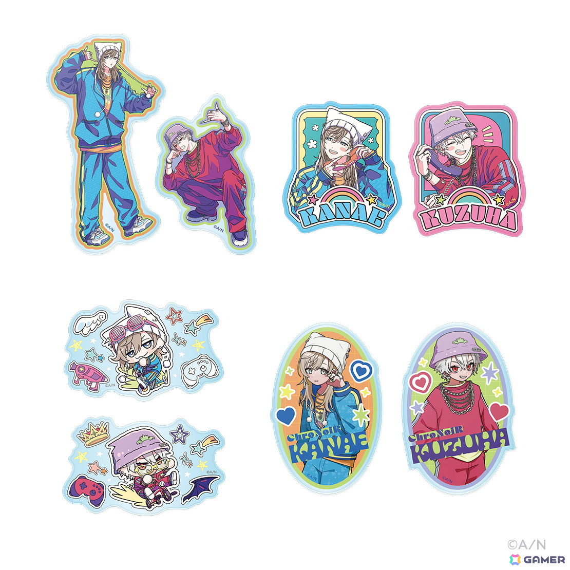 ChroNoiRが二つの衣装を着こなす新グッズ「Choose your favorite」が9