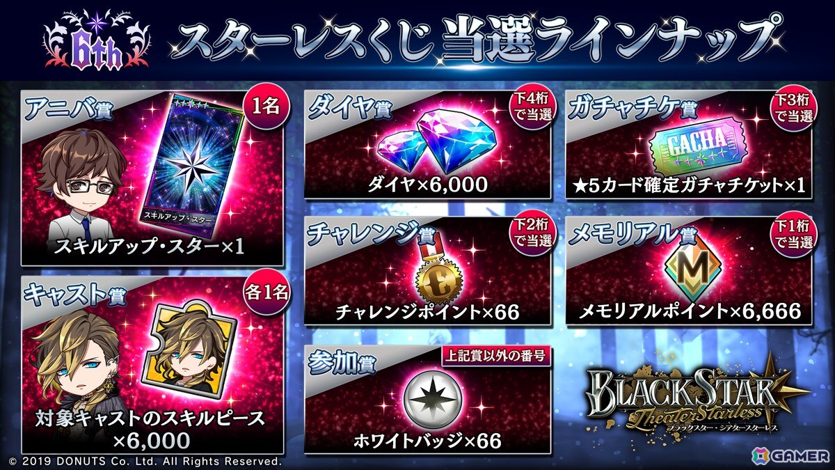 「ブラスタ」ヴァンパイアをテーマにしたキャスト衣装の6周年記念イベント「Ashes & Roses」が9月10日より開催!の画像