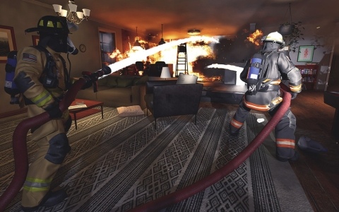 消防シミュレーションゲーム「Firefighting Simulator: Ignite」のPS5パッケージ版が発売！アメリカの消防士になりきろう