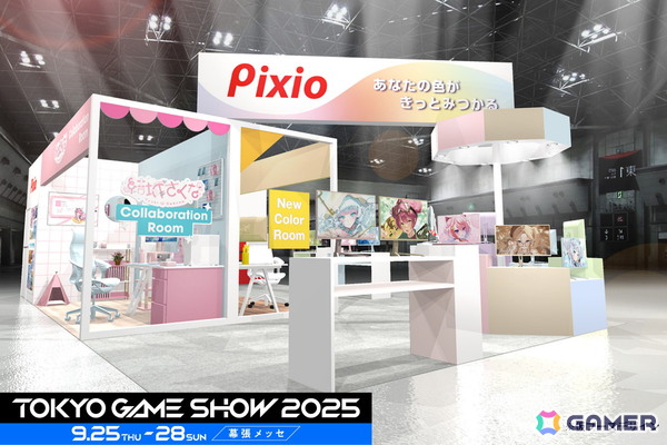 TGS2025のPixioブースではVtuber・結城さくなさんのゲーミングルームを再現！「初音ミク」コラボモデルや新作デスク＆チェアも公開の画像1