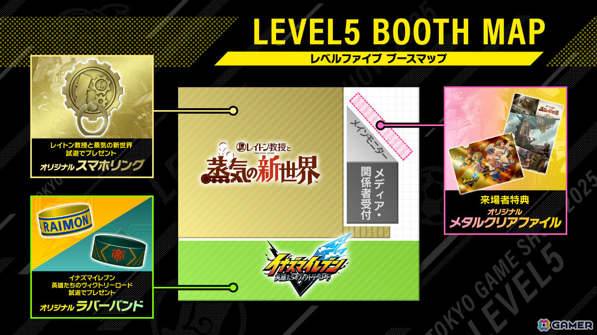 レベルファイブがTGS2025の出展情報を公開！「レイトン教授と蒸気の新世界」「イナズマイレブン 英雄たちのヴィクトリーロード」などをSwitch 2で試遊できるの画像