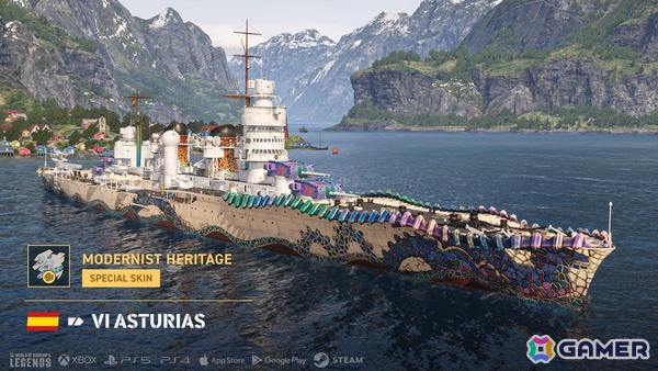 「World of Warships: Legends」で「アズレン」コラボの艦長や艦艇などが復刻！スペイン巡洋艦も登場の画像6
