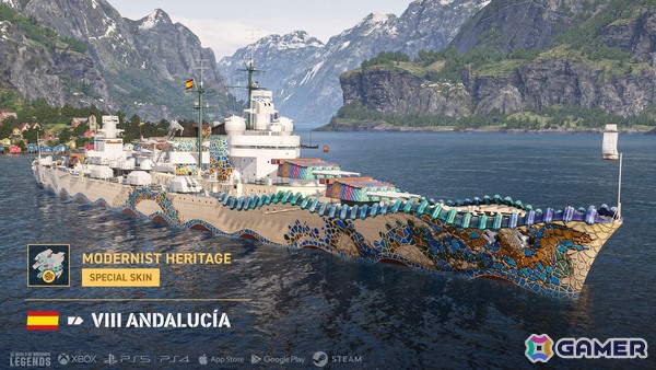 「World of Warships: Legends」で「アズレン」コラボの艦長や艦艇などが復刻！スペイン巡洋艦も登場の画像8