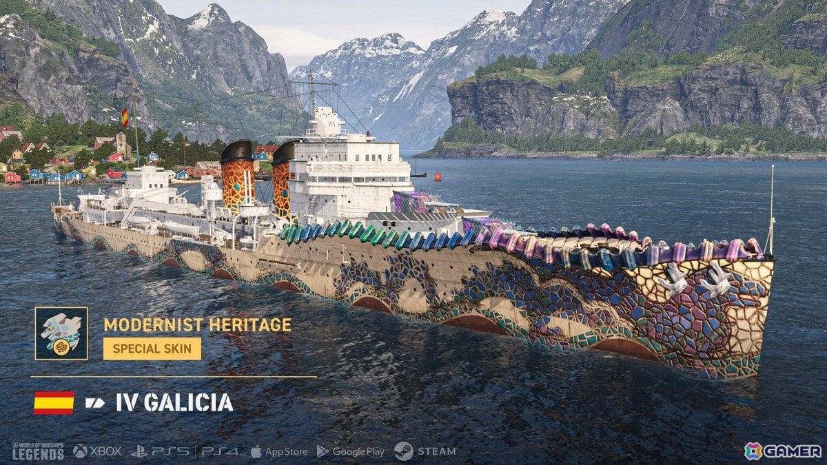 「World of Warships: Legends」で「アズレン」コラボの艦長や艦艇などが復刻！スペイン巡洋艦も登場の画像4
