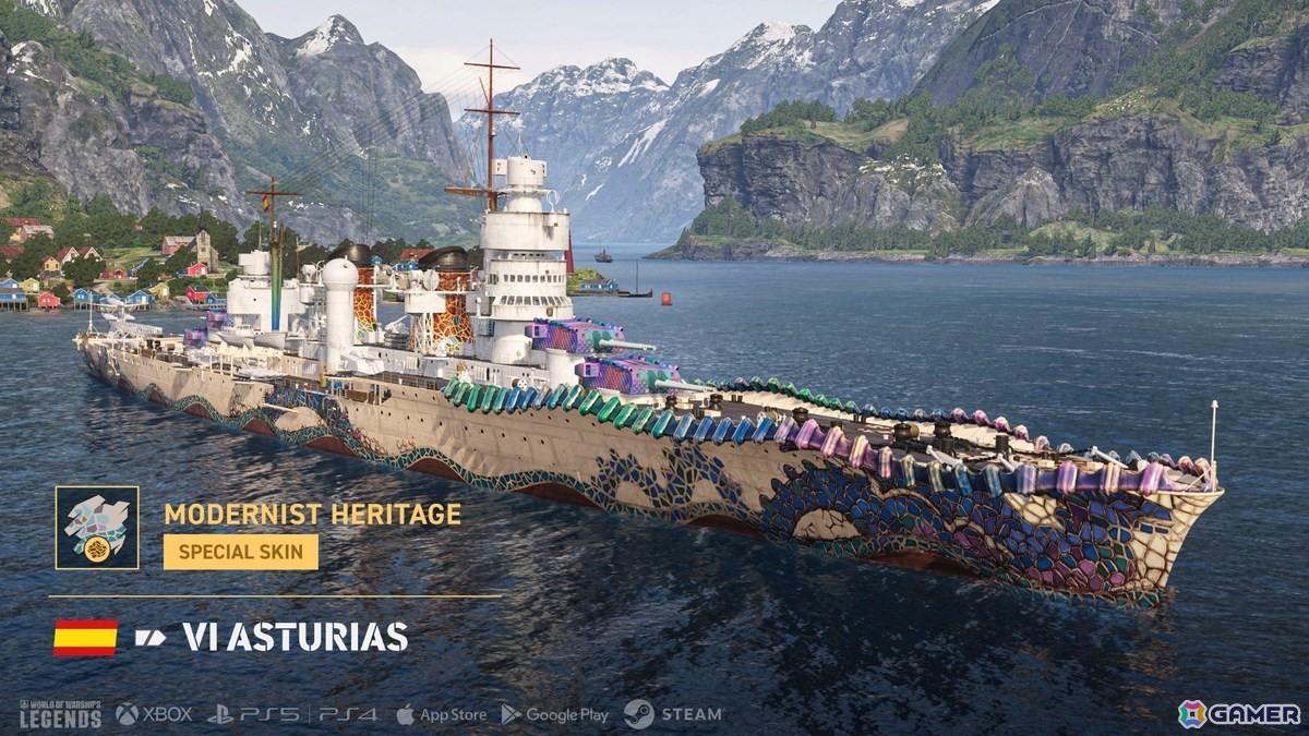 「World of Warships: Legends」で「アズレン」コラボの艦長や艦艇などが復刻！スペイン巡洋艦も登場の画像6