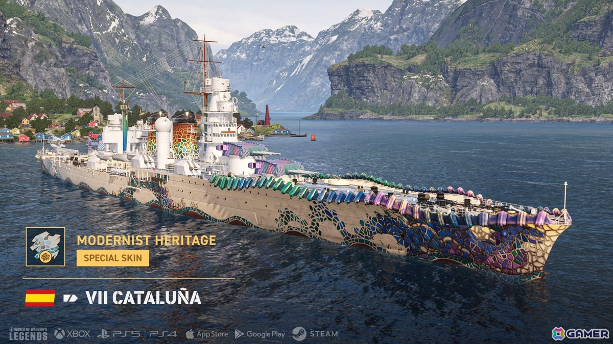 「World of Warships: Legends」で「アズレン」コラボの艦長や艦艇などが復刻！スペイン巡洋艦も登場の画像7