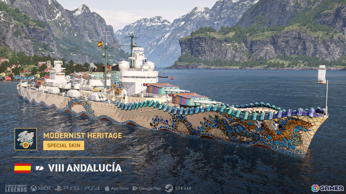 「World of Warships: Legends」で「アズレン」コラボの艦長や艦艇などが復刻！スペイン巡洋艦も登場の画像8