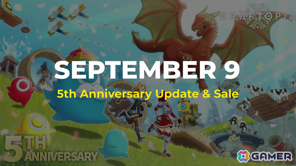 「Craftopia」5周年記念アップデートが実施！なにもない島で地形カスタマイズが可能に、捕まえた敵が一緒に戦ってくれる襲撃支援キャンプも追加の画像2