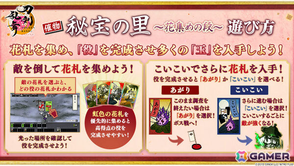 「刀剣乱舞ONLINE」新刀剣男士「倶利伽羅江（CV：土屋神葉）」が報酬のイベント「秘宝の里 ～花集めの段～」が開催！の画像5