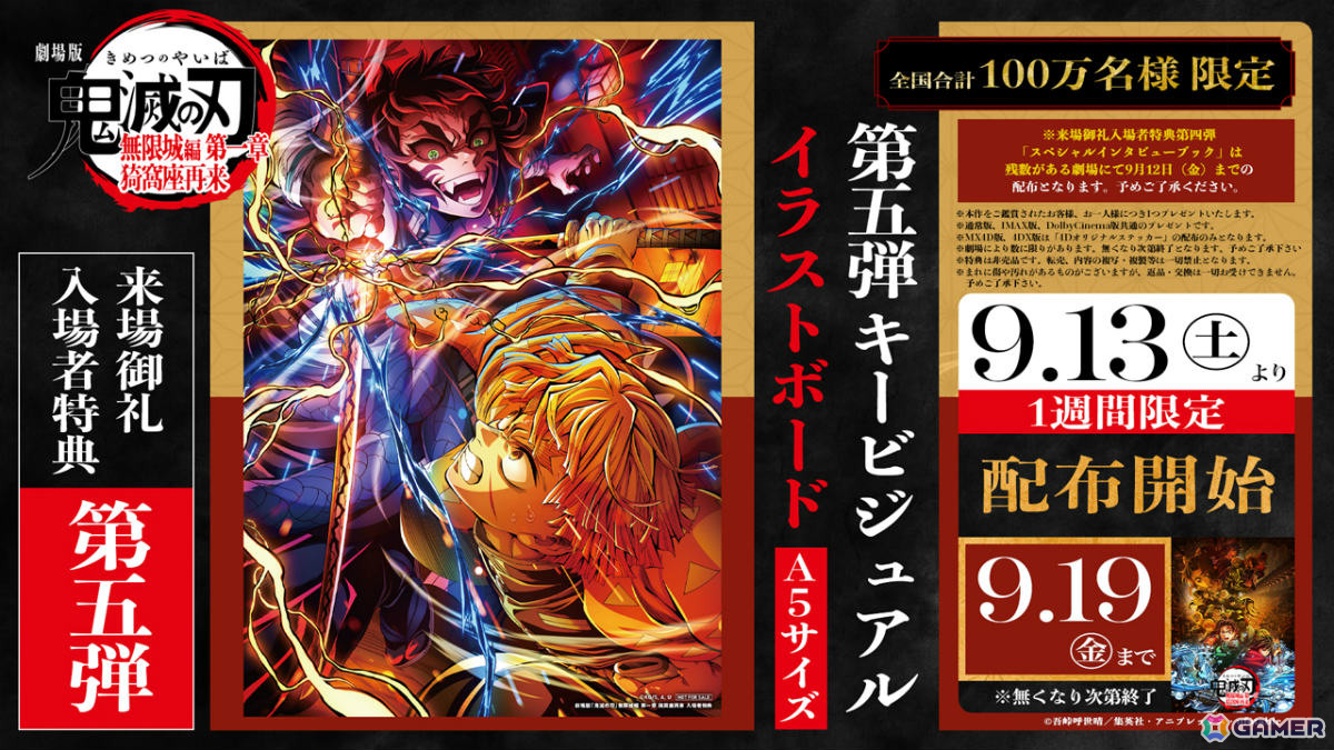 劇場版『鬼滅の刃』無限城編 第一章 猗窩座再来」第5弾キービジュアル