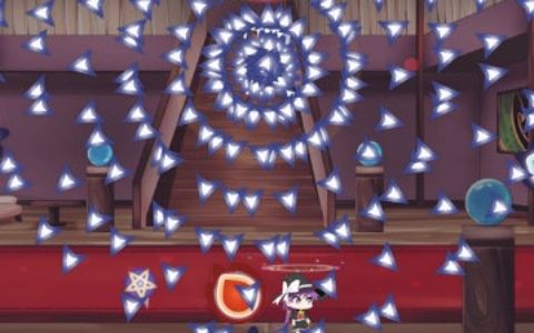 弾幕ブロック崩し「Manalia Notes -A memory of innocence-」がリリース！迫り来る弾幕を消してかわして狙い打て