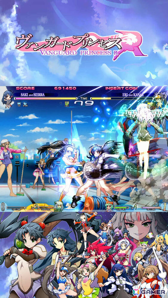 2on2美少女格ゲー「ヴァンガードプリンセスR」のロケテストが本日よりタイトー秋葉原Hey、ゲームセンターコーハツで開催！の画像12