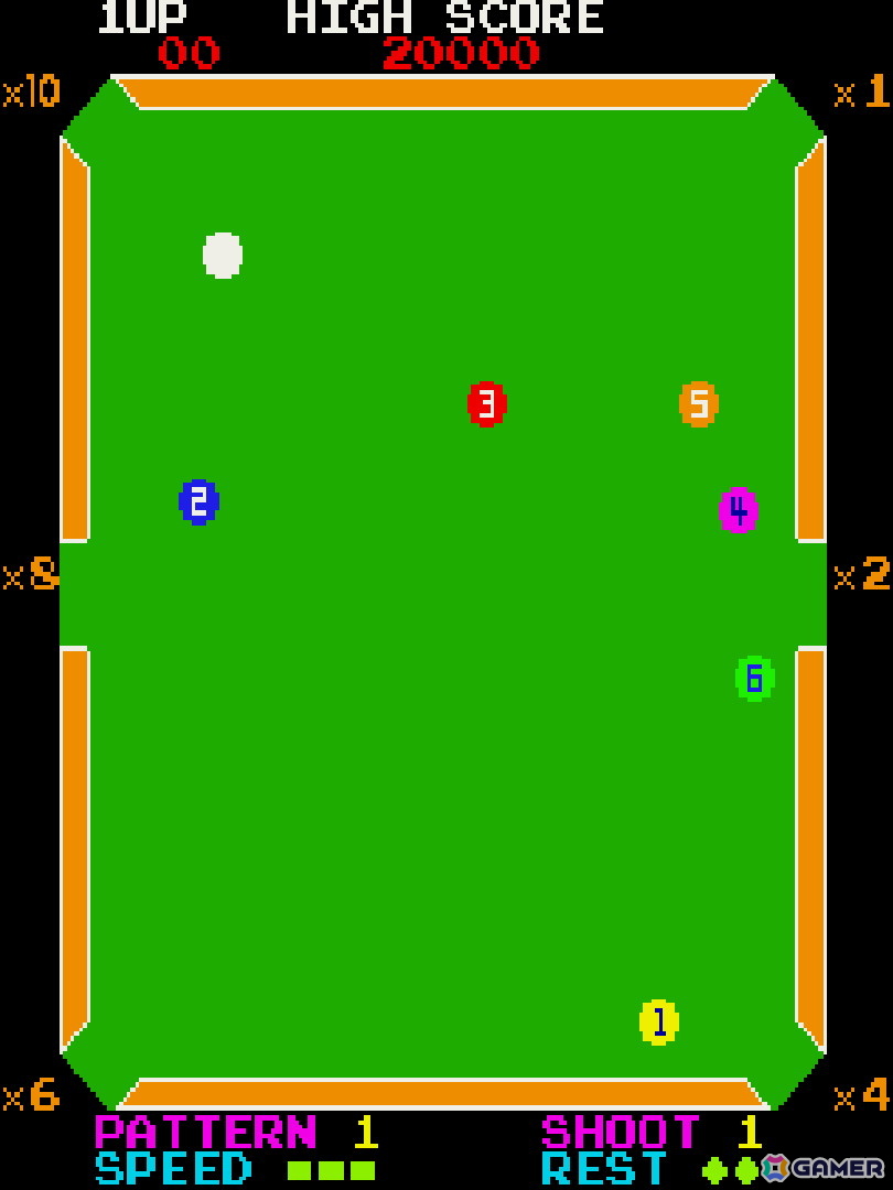 ビリヤード風のスポーツゲーム「ビデオハスラー」がアーケードアーカイブス/アーケードアーカイブス2として9月11日に配信！の画像4