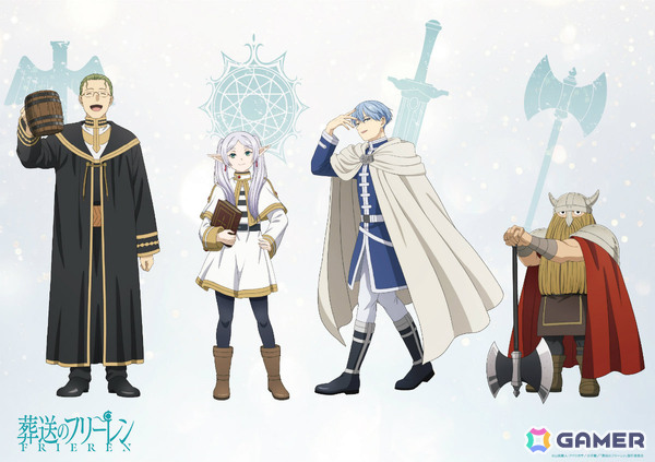 TVアニメ「葬送のフリーレン」第2期に向けてメインキャラの新ビジュアルが解禁！今後さまざまなグッズとなって展開予定の画像2