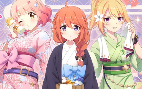 プリコネR」×「豊島園 庭の湯」コラボの「なかよし部」描き