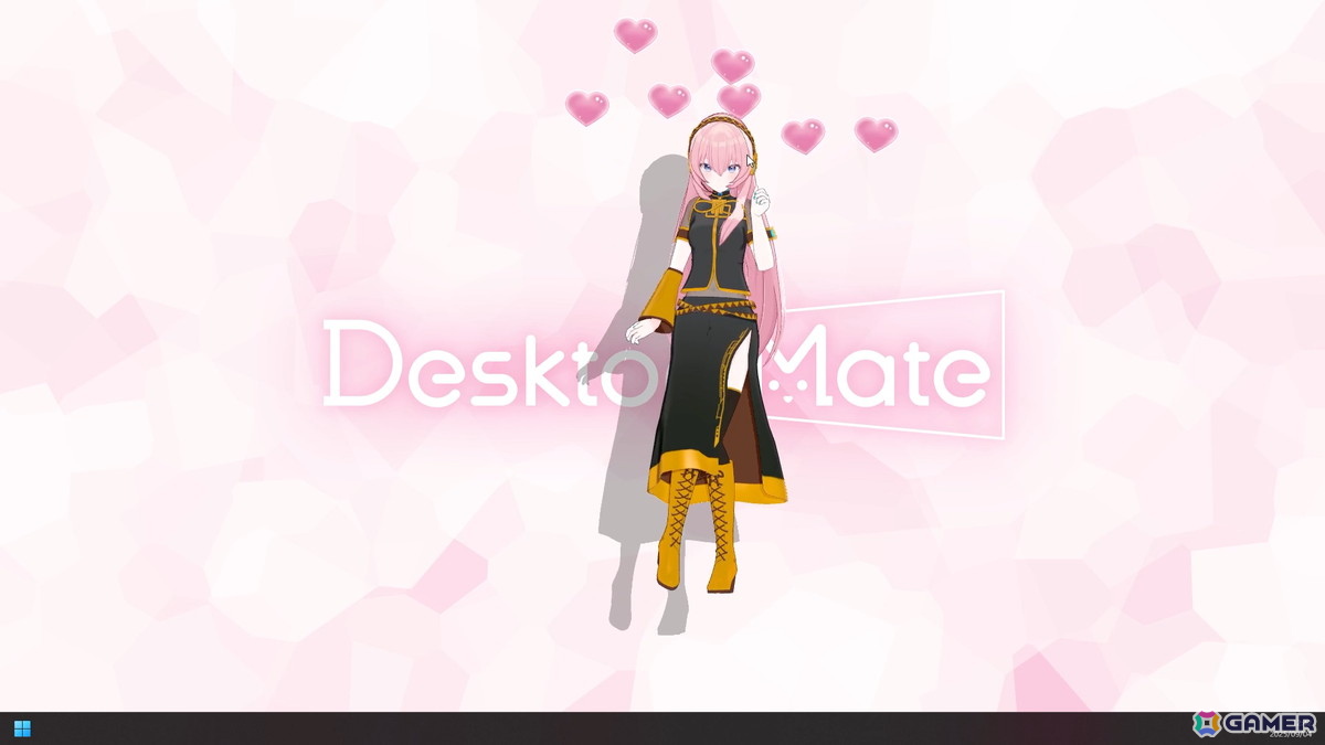 完全新規制作の3Dモデルを楽しめるDesktop Mate DLC「巡音ルカ」がリリース！の画像