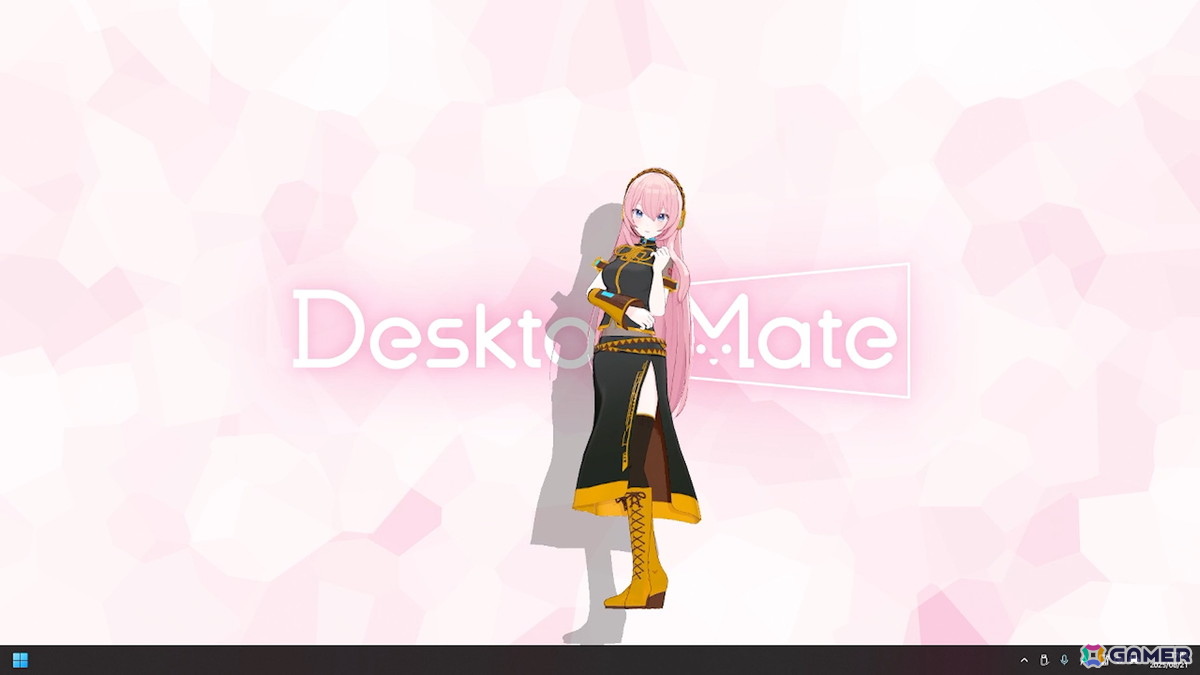 完全新規制作の3Dモデルを楽しめるDesktop Mate DLC「巡音ルカ」がリリース！の画像