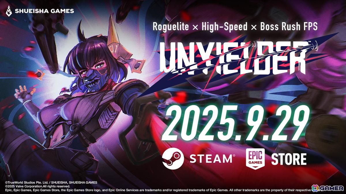 ローグライトボスラッシュFPS「UNYIELDER」が9月29日に発売決定！Epic Games Storeにも対応予定の画像