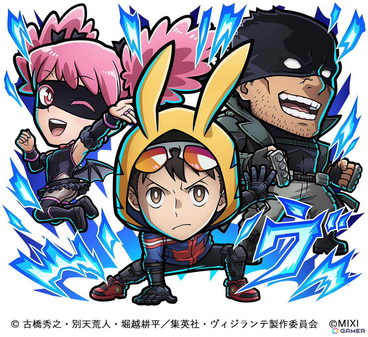 「コトダマン」TVアニメ「ヴィジランテ -僕のヒーローアカデミア ILLEGALS-」とのコラボが9月12日より開催!の画像