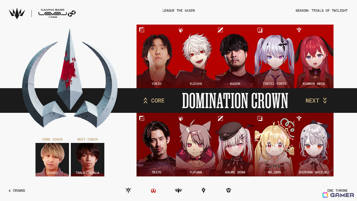 「League The k4sen」新シーズン「黄昏の試練」が開幕！本田翼さんがチーム「Sorcery Tiara」にオンライン参加の画像