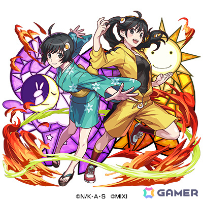 「モンスト」×アニメ「〈物語〉シリーズ」コラボ第2弾が9月13日より開催!ひたぎ、真宵、駿河、翼、忍が期間限定ガチャに登場の画像