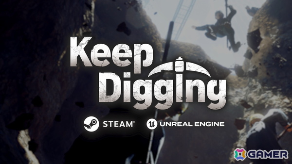マルチプレイ3D穴掘りゲーム「Keep Digging」がSteamで配信！最大8人で協力して地下1000mまで掘り進めようの画像1