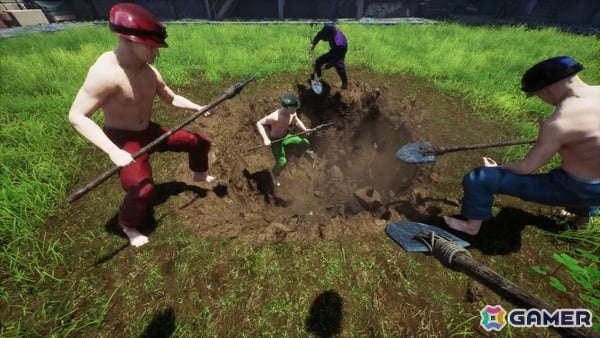 マルチプレイ3D穴掘りゲーム「Keep Digging」がSteamで配信!最大8人で協力して地下1000mまで掘り進めようの画像