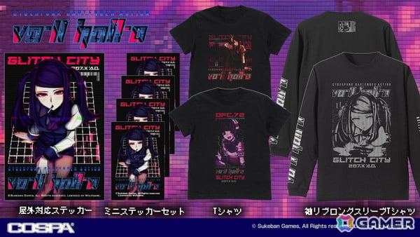 コスパより「VA-11 HALL-A」のTシャツやステッカーなどの新作グッズが登場！TGS2025では一部アイテムの先行販売を実施の画像1
