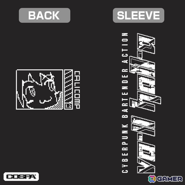 コスパより「VA-11 HALL-A」のTシャツやステッカーなどの新作グッズが登場！TGS2025では一部アイテムの先行販売を実施の画像6
