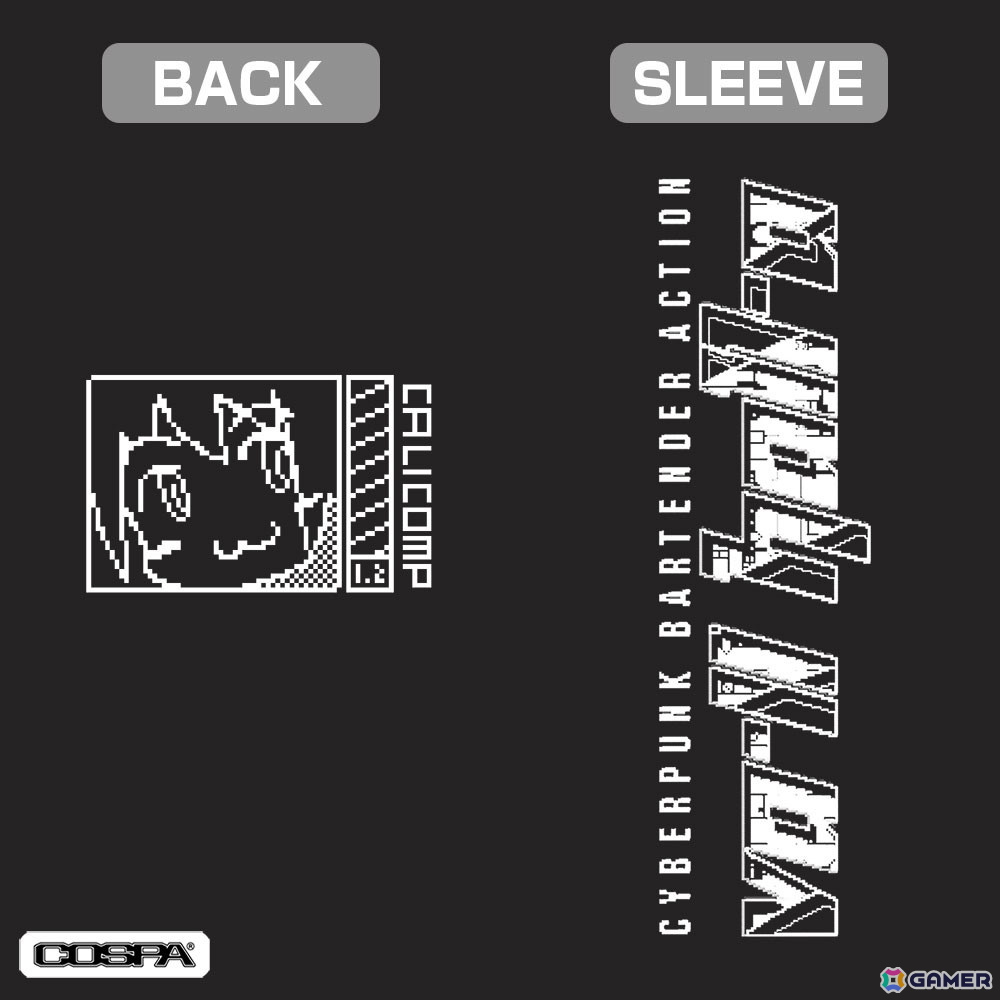 コスパより「VA-11 HALL-A」のTシャツやステッカーなどの新作グッズが登場！TGS2025では一部アイテムの先行販売を実施の画像6
