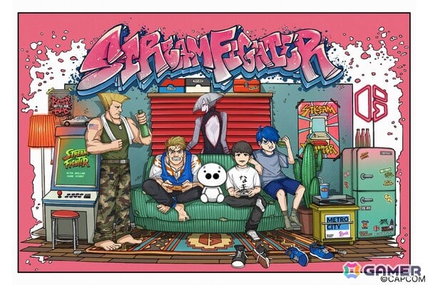 with mellowより「スト6」のコラボグッズが発売！たいじさん、ドンピシャさん、よしなまさんの3人の描き下ろしイラストを使用したアパレルが登場の画像1