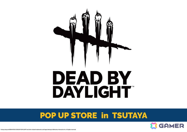 「Dead by Daylight」のポップアップストアがTSUTAYAにて9月25日より順次開催！メタル缶バッジやミニアクリルスタンドなどが販売の画像1