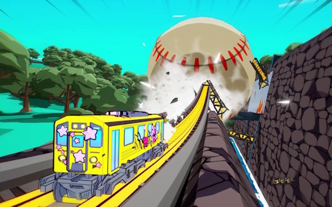 電車を操作するトリックアクションレースゲーム「電車アタック」がTGS2025に出展！日本語対応のデモを体験可能