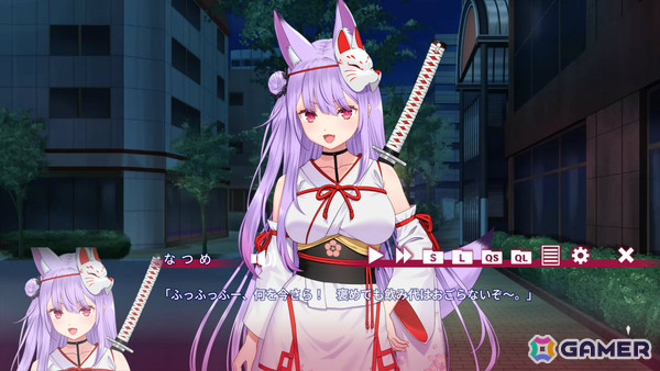 ASMR付きノベルゲーム「なつめ繚乱 -ハイスぺ脳筋妖狐の恋愛奇譚-」iOS/Android版が配信！タッピングや耳かきなどのASMRをゲームでも楽しめるの画像2