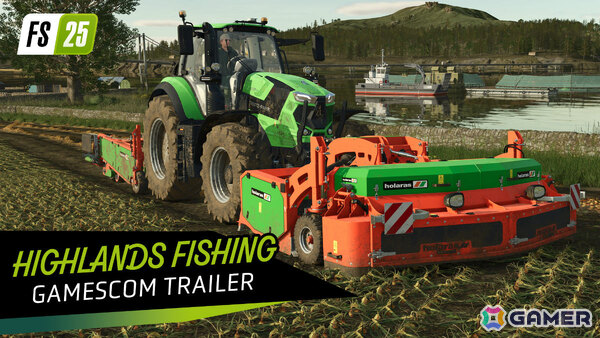 「ファーミングシミュレーター 25」大型拡張パック「Highlands Fishing」の紹介トレーラーが公開！の画像1