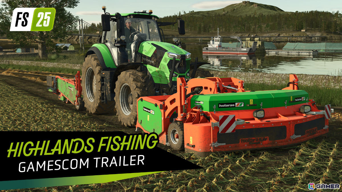 「ファーミングシミュレーター 25」大型拡張パック「Highlands Fishing」の紹介トレーラーが公開！の画像