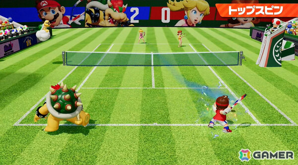 「マリオテニス フィーバー」がSwitch 2で2026年2月12日に発売！新要素「フィーバーラケット」やベビィマリオを操るストーリーモードを収録の画像