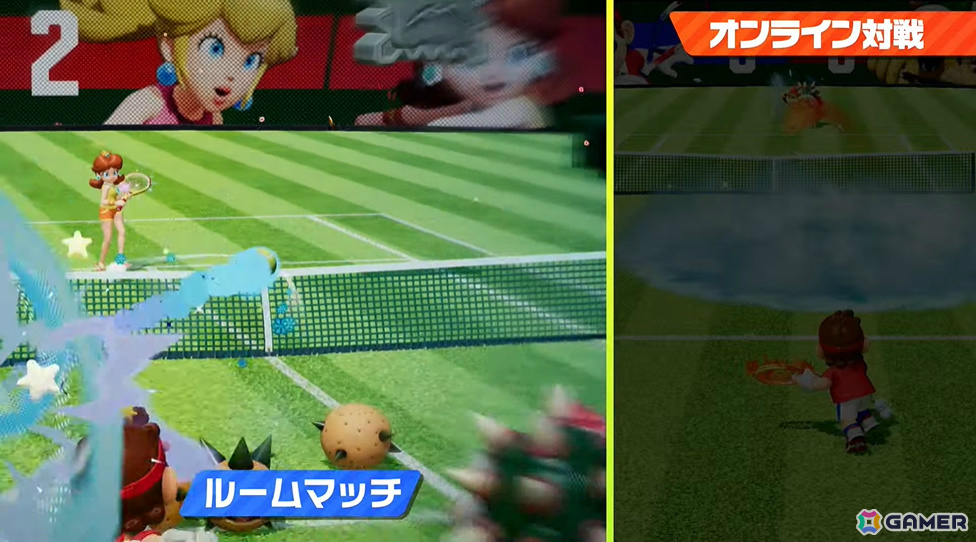 「マリオテニス フィーバー」がSwitch 2で2026年2月12日に発売！新要素「フィーバーラケット」やベビィマリオを操るストーリーモードを収録の画像17