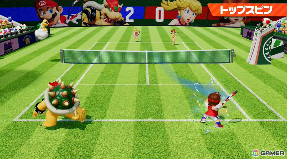 「マリオテニス フィーバー」がSwitch 2で2026年2月12日に発売！新要素「フィーバーラケット」やベビィマリオを操るストーリーモードを収録の画像3