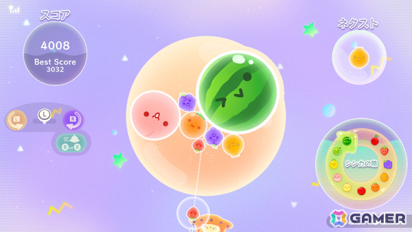 舞台は宇宙へ！？「スイカゲーム」最新作「スイカゲーム ぷらねっと」がSwitch 2/Switchで2025年冬に発売の画像2