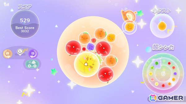 舞台は宇宙へ！？「スイカゲーム」最新作「スイカゲーム ぷらねっと」がSwitch 2/Switchで2025年冬に発売の画像3