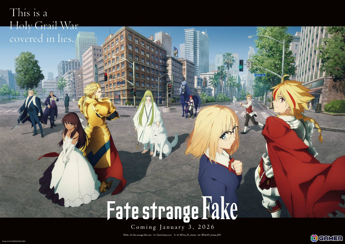 TVアニメ「Fate/strange Fake」の放送開始日は2026年1月3日!最新PV&A-1 Pictures描き下ろしの第1弾キービジュアルが公開の画像