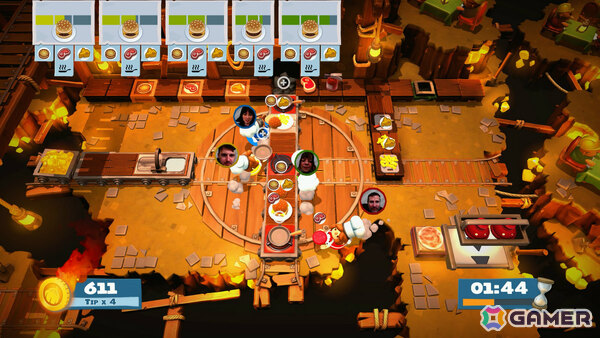 はちゃめちゃクッキングアクション「オーバークック2」Switch 2版が2025年冬に発売！4K 60fpsやゲームチャット、おすそ分け通信、カメラプレイに対応の画像4