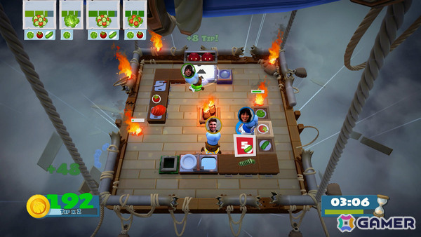 はちゃめちゃクッキングアクション「オーバークック2」Switch 2版が2025年冬に発売！4K 60fpsやゲームチャット、おすそ分け通信、カメラプレイに対応の画像6