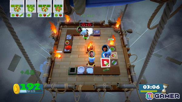 はちゃめちゃクッキングアクション「オーバークック2」Switch 2版が2025年冬に発売！4K 60fpsやゲームチャット、おすそ分け通信、カメラプレイに対応の画像7