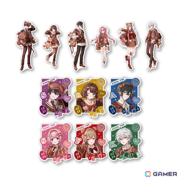 にじさんじから「Beary School Time」グッズが9月19日12時から販売！の画像3