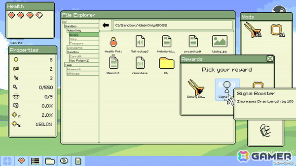 ウィルス感染したOS内を探索して駆逐していくアクションローグライク「Identifile: Desktop Dungeon」がTGS2025で最新デモを出展の画像3