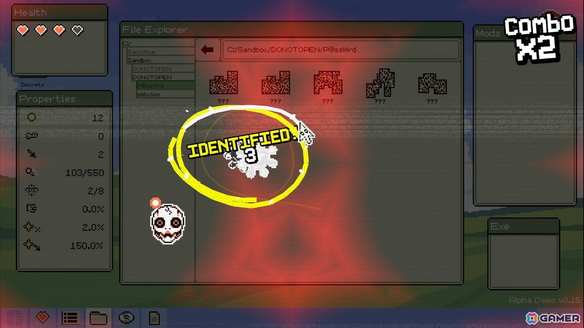 ウィルス感染したOS内を探索して駆逐していくアクションローグライク「Identifile: Desktop Dungeon」がTGS2025で最新デモを出展の画像