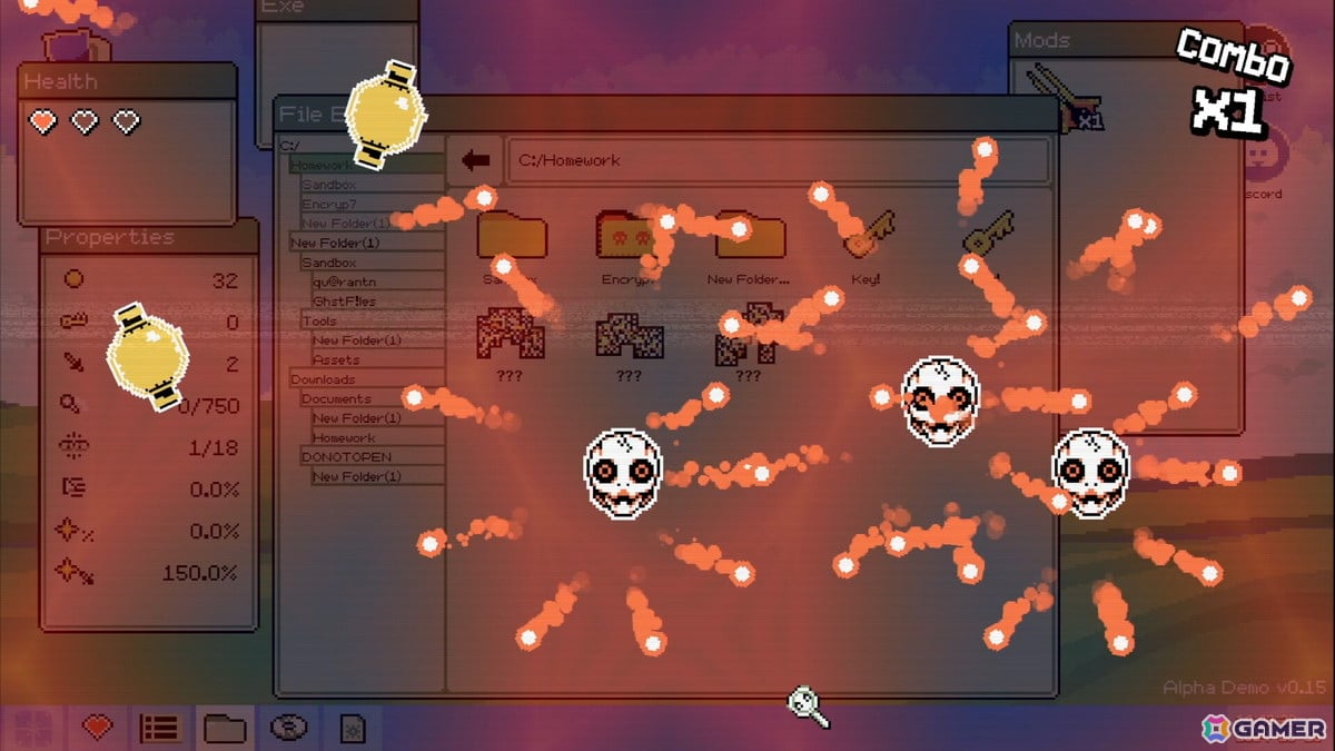 ウィルス感染したOS内を探索して駆逐していくアクションローグライク「Identifile: Desktop Dungeon」がTGS2025で最新デモを出展の画像
