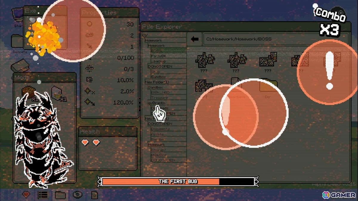 ウィルス感染したOS内を探索して駆逐していくアクションローグライク「Identifile: Desktop Dungeon」がTGS2025で最新デモを出展の画像